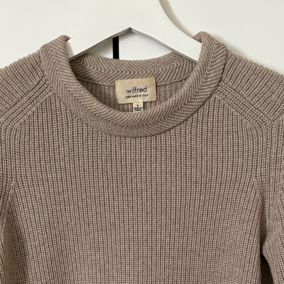 ARITZIA KNIT SWEATER - XS - LIGHT BROWN - Picture 4 of 4